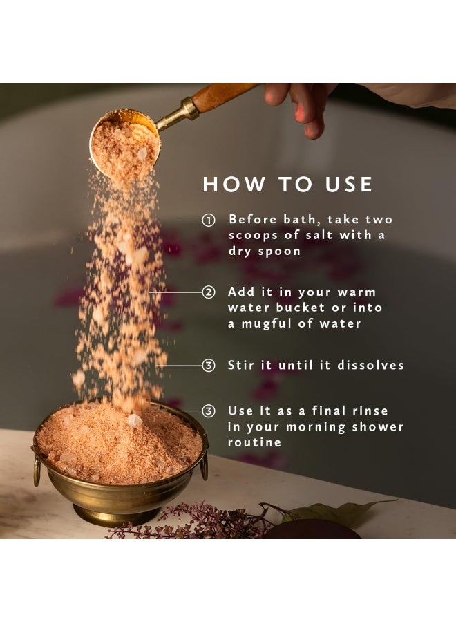 Old School Rituals Activating Bath Salt | Natural Bath Salt for Positive Energy | Stress Relief & Relaxation | Energizes Body & Mind | Clears Negative Energy | Activates Chakras | 300g - Image 2